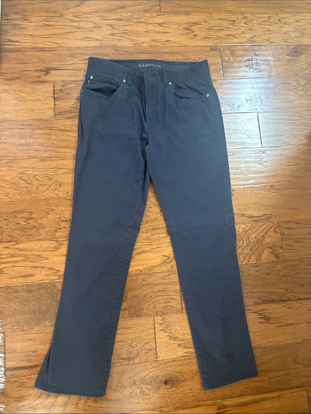 G.H. Bass & Co. Men's Dark Blue Straight Jeans
